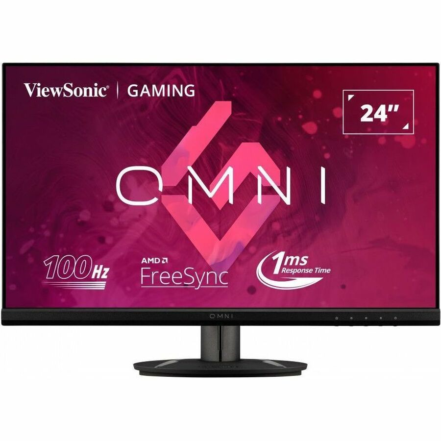 ViewSonic OMNI VX2416 24 Inch 1080p 1ms 100Hz Gaming Monitor with IPS Panel, AMD FreeSync, Eye Care, HDMI and DisplayPort VX2416