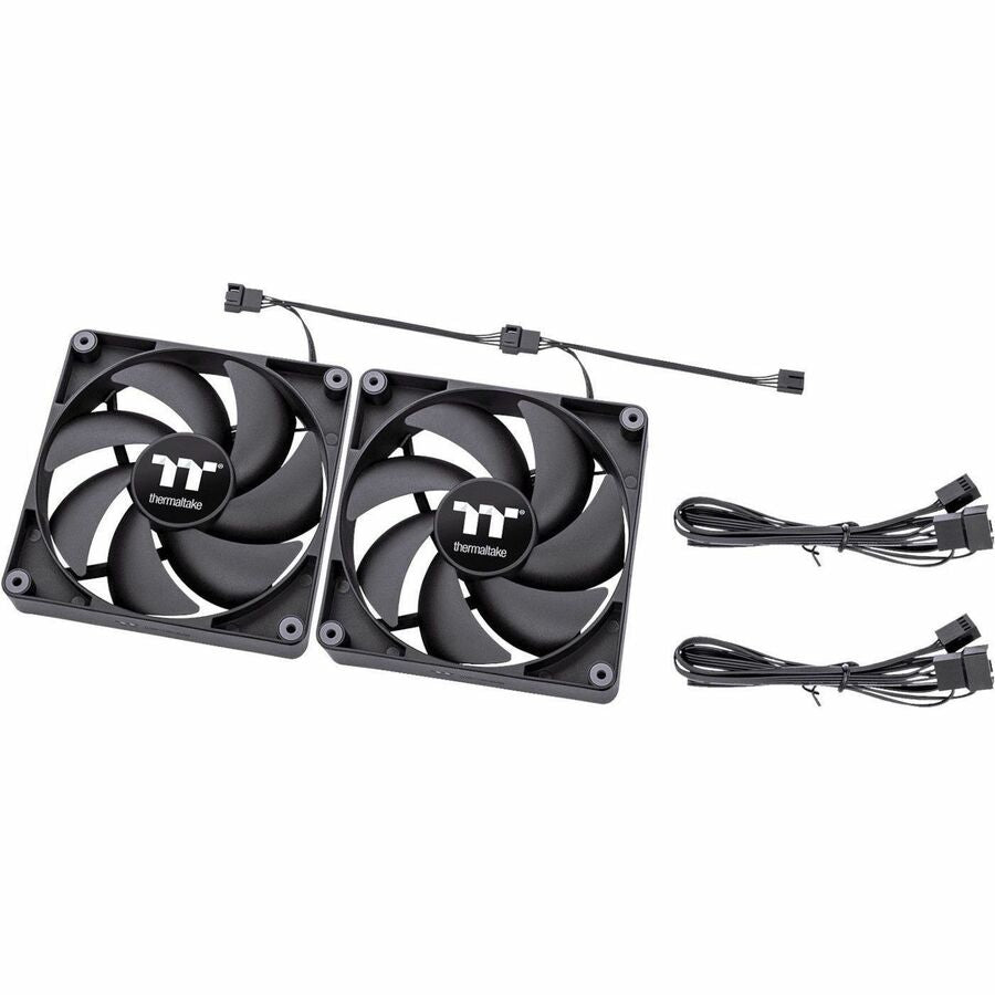 Thermaltake CT140 PC Cooling Fan (2-Fan Pack) - 2 Pack CL-F148-PL14BL-A