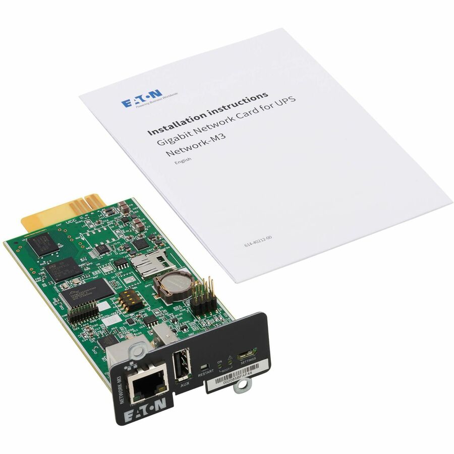 Eaton Cybersecure Gigabit NETWORK-M3 Card for UPS and PDU NETWORKM3