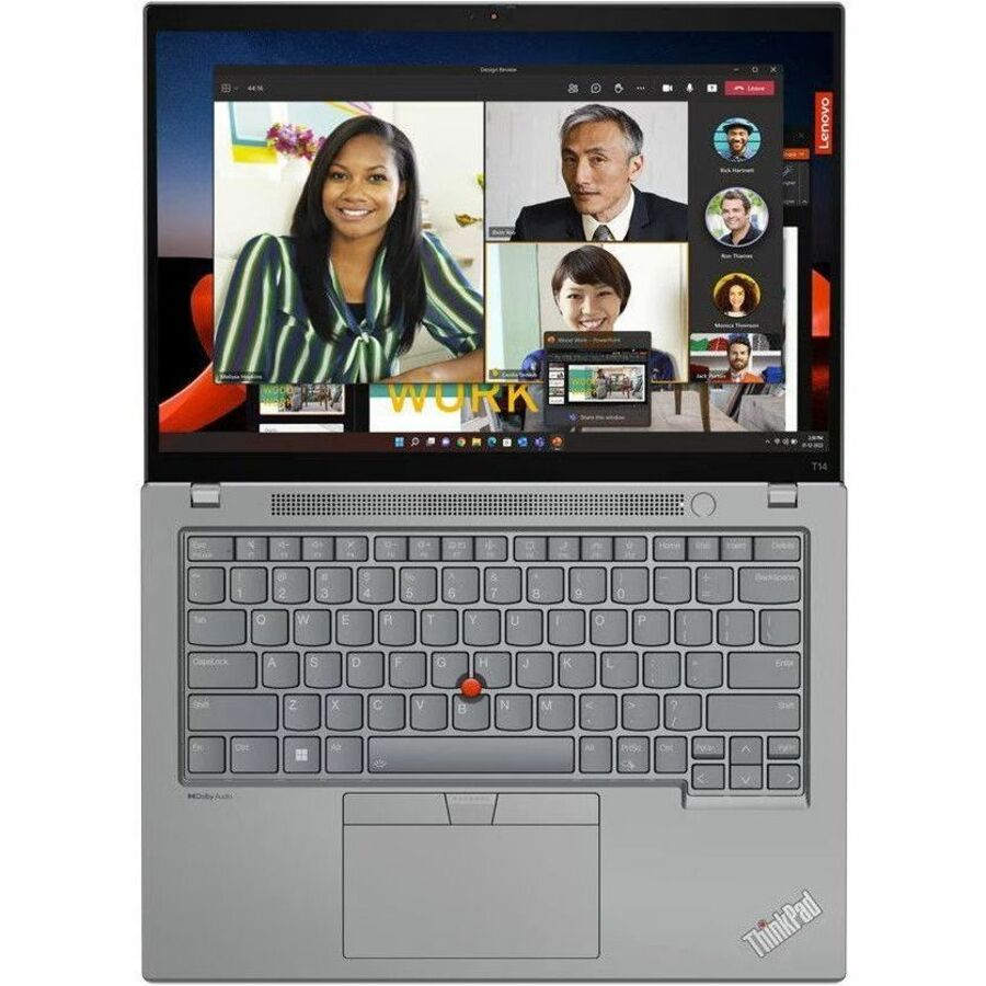 Lenovo ThinkPad T14 Gen 4 21HD00DGUS 14" Touchscreen Notebook - WUXGA - Intel Core i7 13th Gen i7-1355U - 32 GB - 1 TB SSD - English Keyboard - Storm Gray 21HD00DGUS