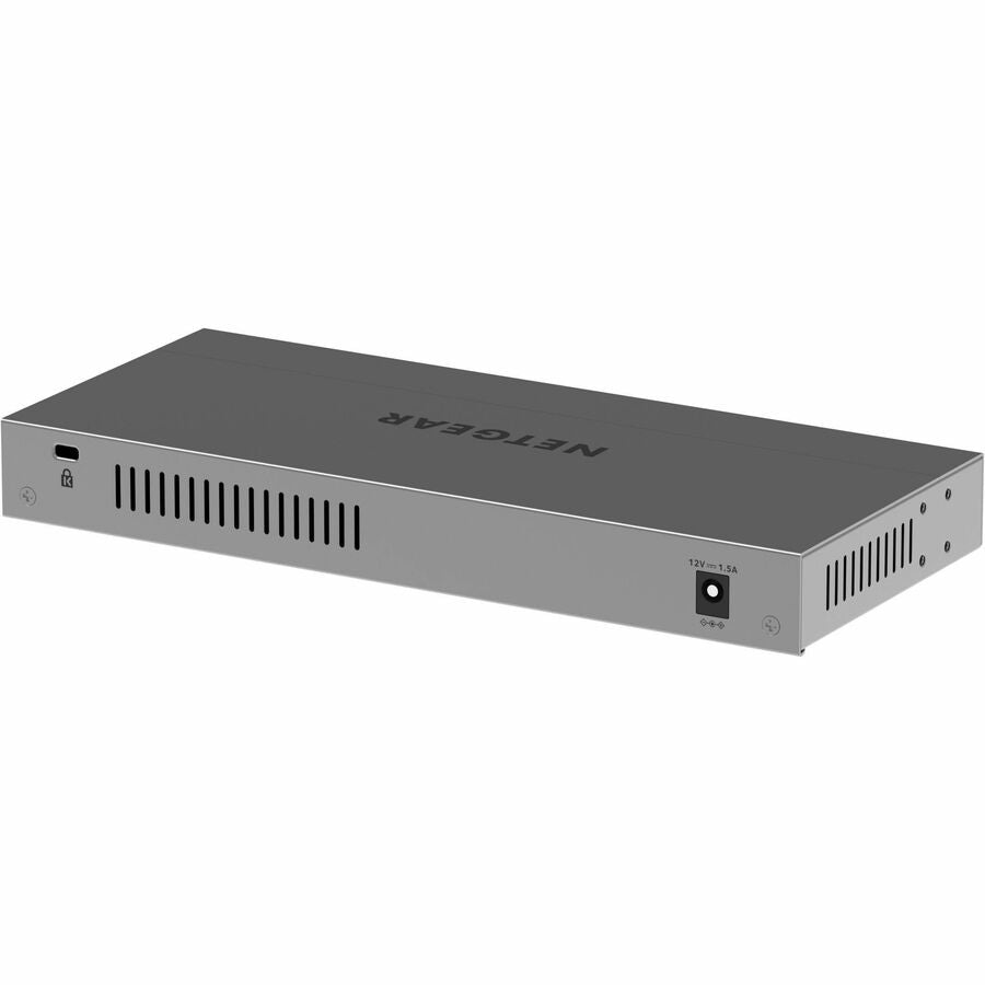 Netgear 8-Port Gigabit Ethernet Unmanaged Switch with 1 Dedicated 10G/Multi-Gig Port GS108MX-100NAS