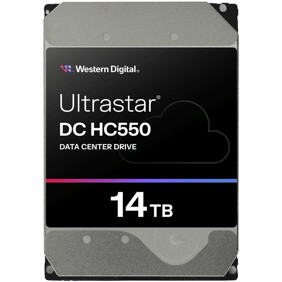 Western Digital Ultrastar DC HC550 14 TB Hard Drive - 3.5" Internal - SATA (SATA/600) - Conventional Magnetic Recording (CMR) Method 0F38581