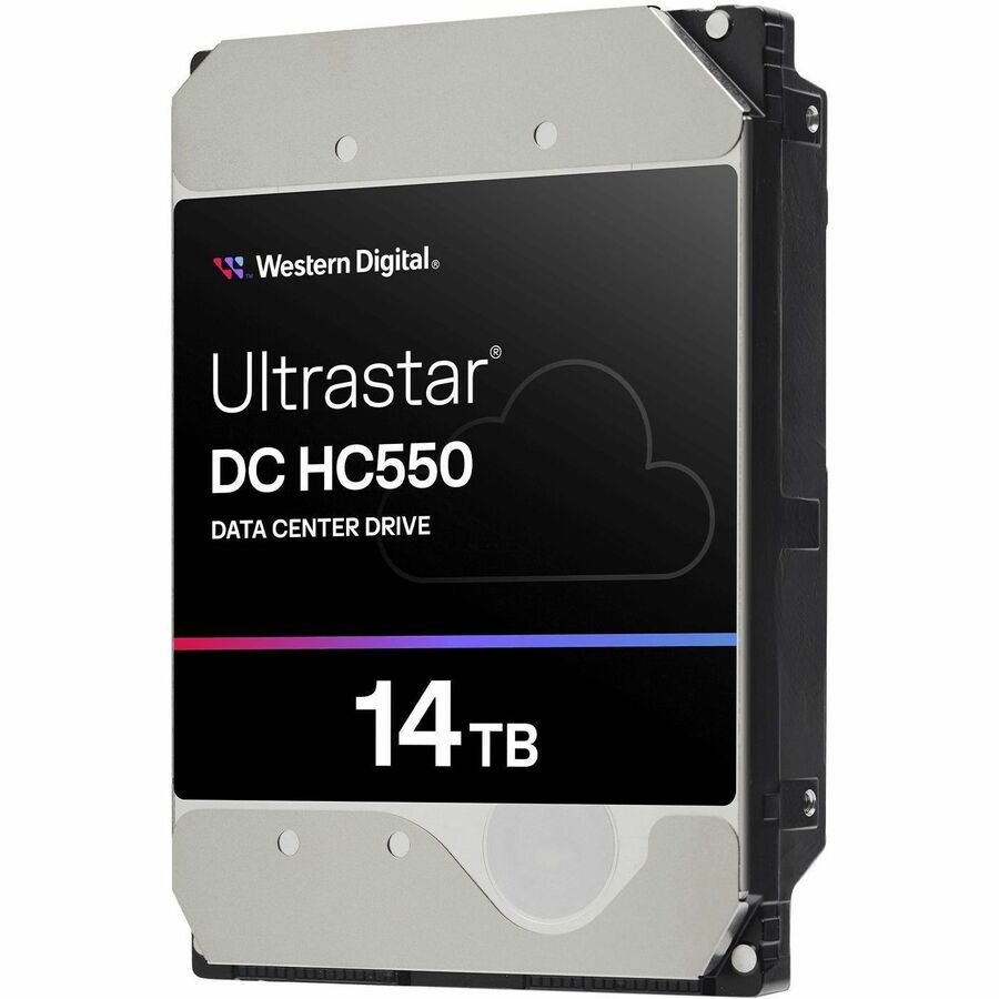 Western Digital Ultrastar DC HC550 14 TB Hard Drive - 3.5" Internal - SATA (SATA/600) - Conventional Magnetic Recording (CMR) Method 0F38581