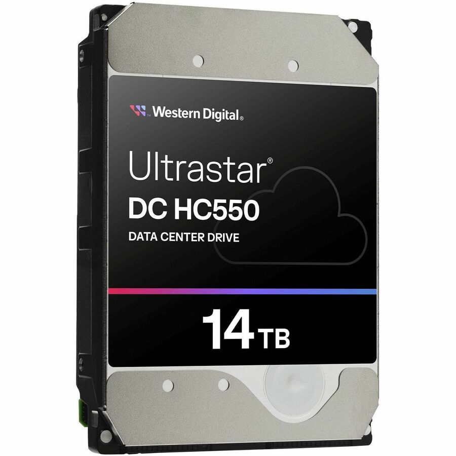 Western Digital Ultrastar DC HC550 14 TB Hard Drive - 3.5" Internal - SATA (SATA/600) - Conventional Magnetic Recording (CMR) Method 0F38581