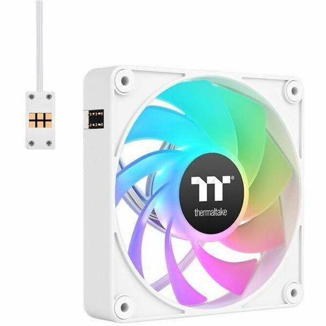 Thermaltake CT140 EX Reverse ARGB Sync PC Cooling Fan White (3-Fan Pack) - 3 Pack CL-F195-PL14SW-A