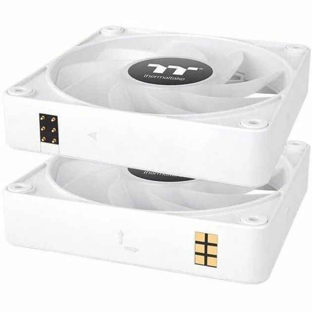 Thermaltake CT120 EX Reverse ARGB Sync PC Cooling Fan White (3-Fan Pack) - 3 Pack CL-F194-PL12SW-A