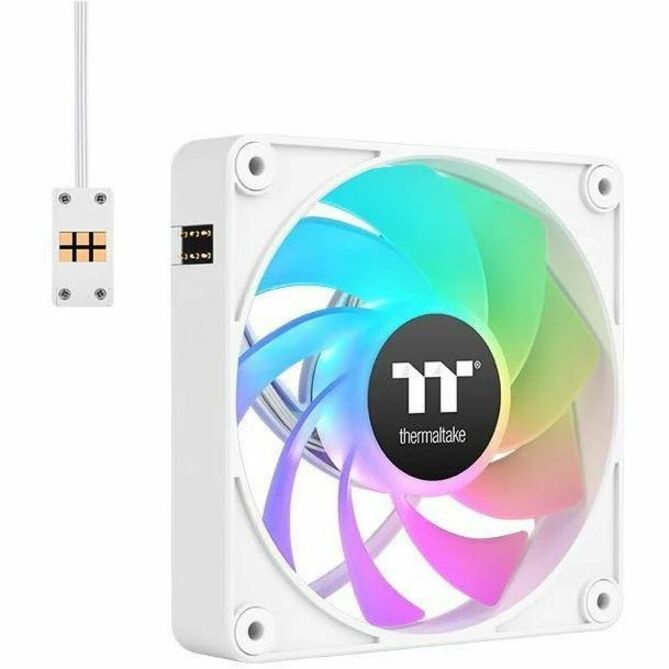 Thermaltake CT120 EX Reverse ARGB Sync PC Cooling Fan White (3-Fan Pack) - 3 Pack CL-F194-PL12SW-A