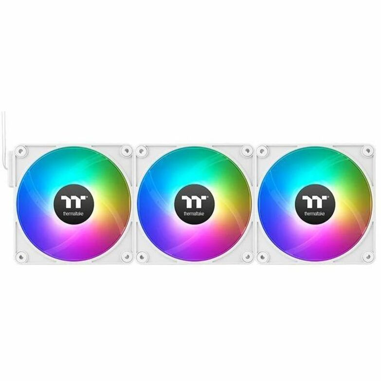 Thermaltake CT120 EX Reverse ARGB Sync PC Cooling Fan White (3-Fan Pack) - 3 Pack CL-F194-PL12SW-A