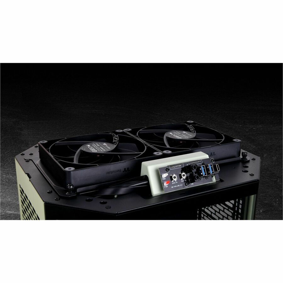 Thermaltake The Tower 300 Matcha Green Micro Tower Chassis CA-1Y4-00SEWN-00