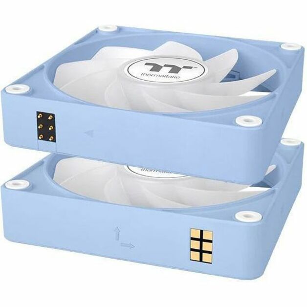Thermaltake CT140 EX Reverse ARGB Sync PC Cooling Fan Hydrangea Blue (3-Fan Pack) - 3 Pack CL-F199-PL14BU-A