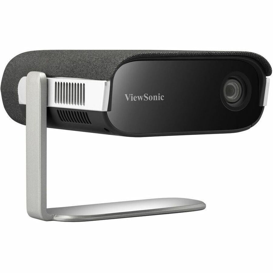 ViewSonic M1X Portable LED Projector with Smart Stand, Harman Kardon Speakers, Built-In Battery, H/V Keystone, 4 Corner Adjustment, Bluetooth, Wi-Fi, USB-C, Powered USB A M1X