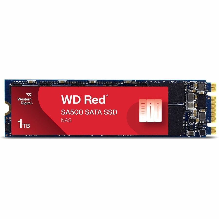 SanDisk Red SA500 WDS100T1R0B-68A4Z0 1 TB Solid State Drive - M.2 2280 Internal - SATA (SATA/600) WDS100T1R0B-68A4Z0