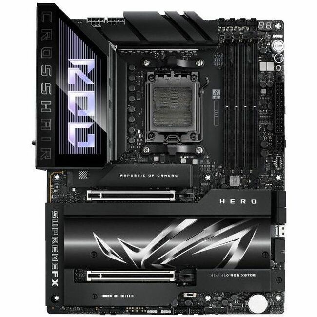Asus ROG Crosshair X870E HERO Gaming Desktop Motherboard - AMD X870E Chipset - Socket AM5 - ATX ROGCROSSHAIRX870EHERO