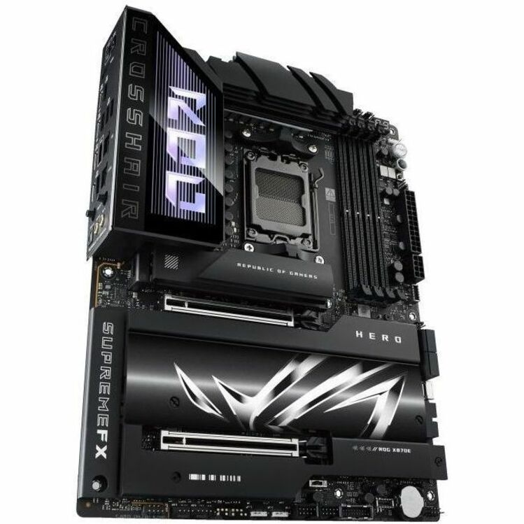 Asus ROG Crosshair X870E HERO Gaming Desktop Motherboard - AMD X870E Chipset - Socket AM5 - ATX ROGCROSSHAIRX870EHERO