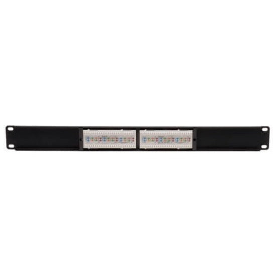 Tripp Lite by Eaton 12-Port 1U Rack-Mount Cat6/Cat5 110 Patch Panel 568B, RJ45 Ethernet, TAA N252-012