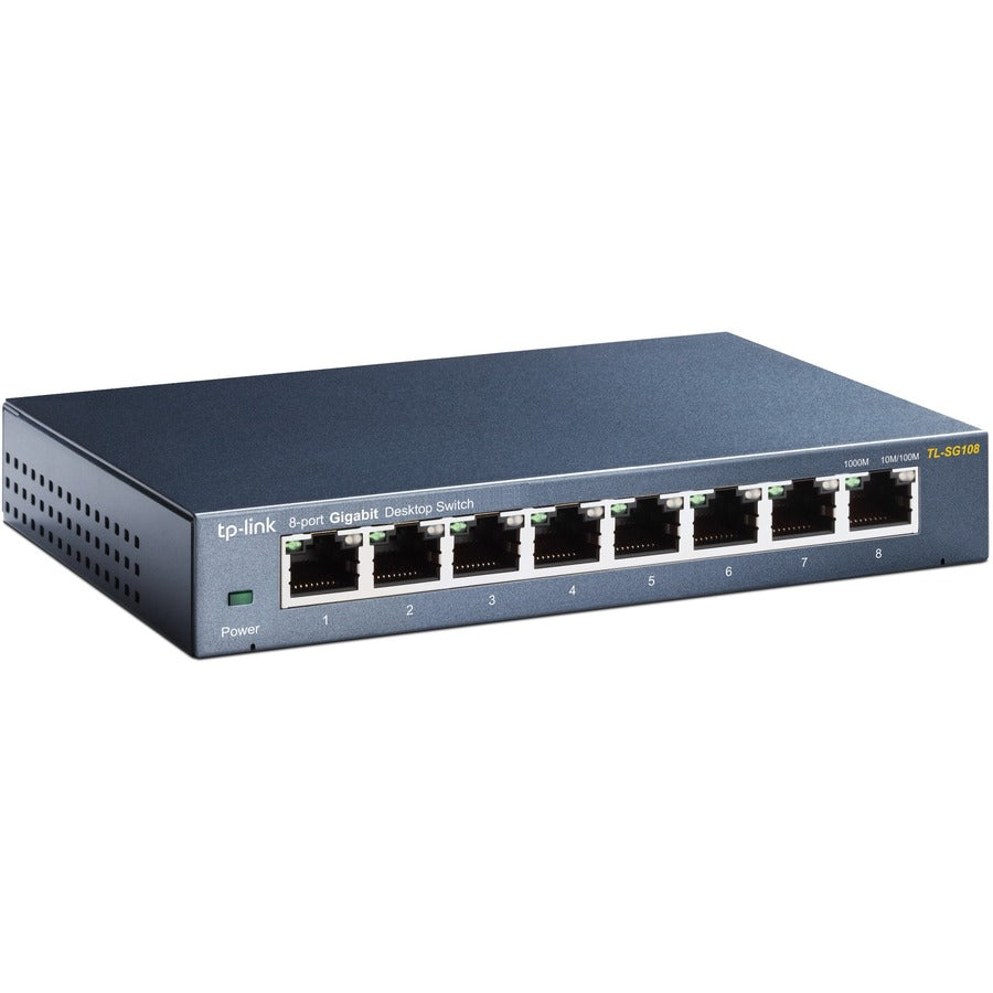 TP-LINK TL-SG108 - 8 Port Gigabit Unmanaged Ethernet Network Switch TL-SG108