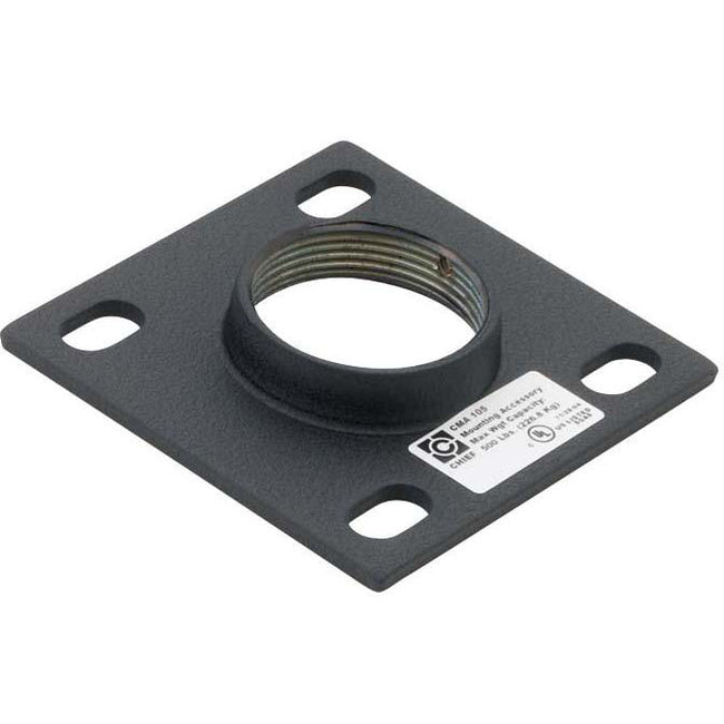 Chief 4" Ceiling Plate - Black CMA-105