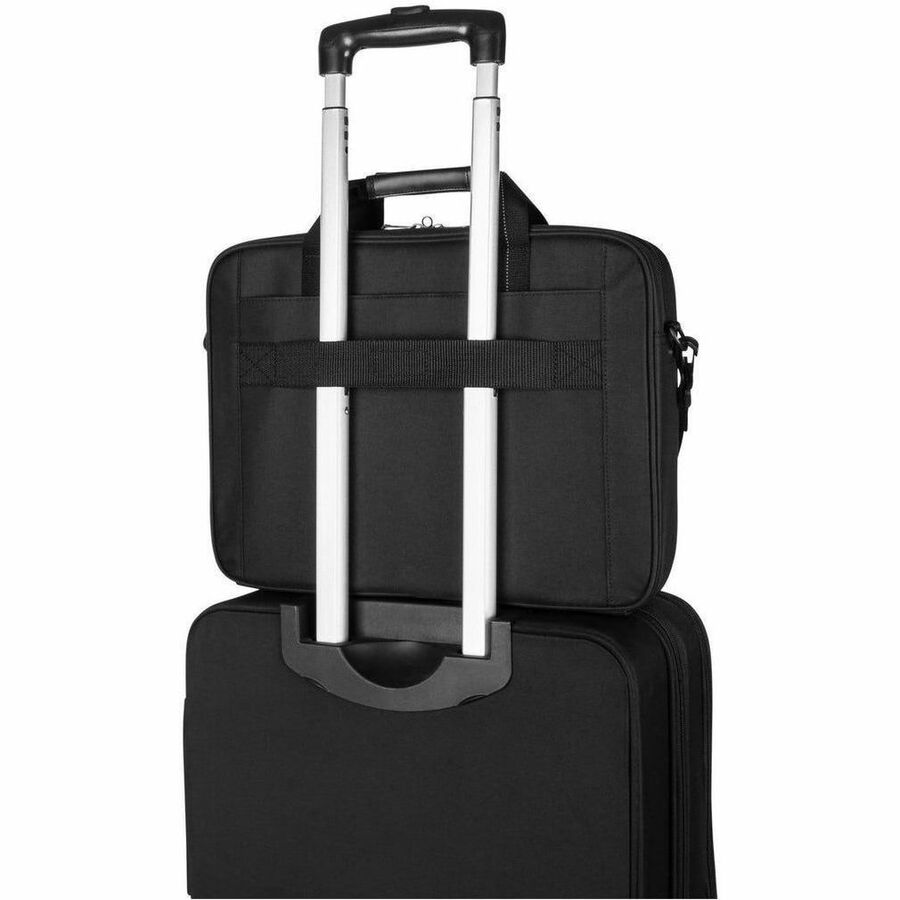 Targus Classic Slim TCT027US Carrying Case (Briefcase) for 15" to 16" Notebook - Black - TAA Compliant TCT027US
