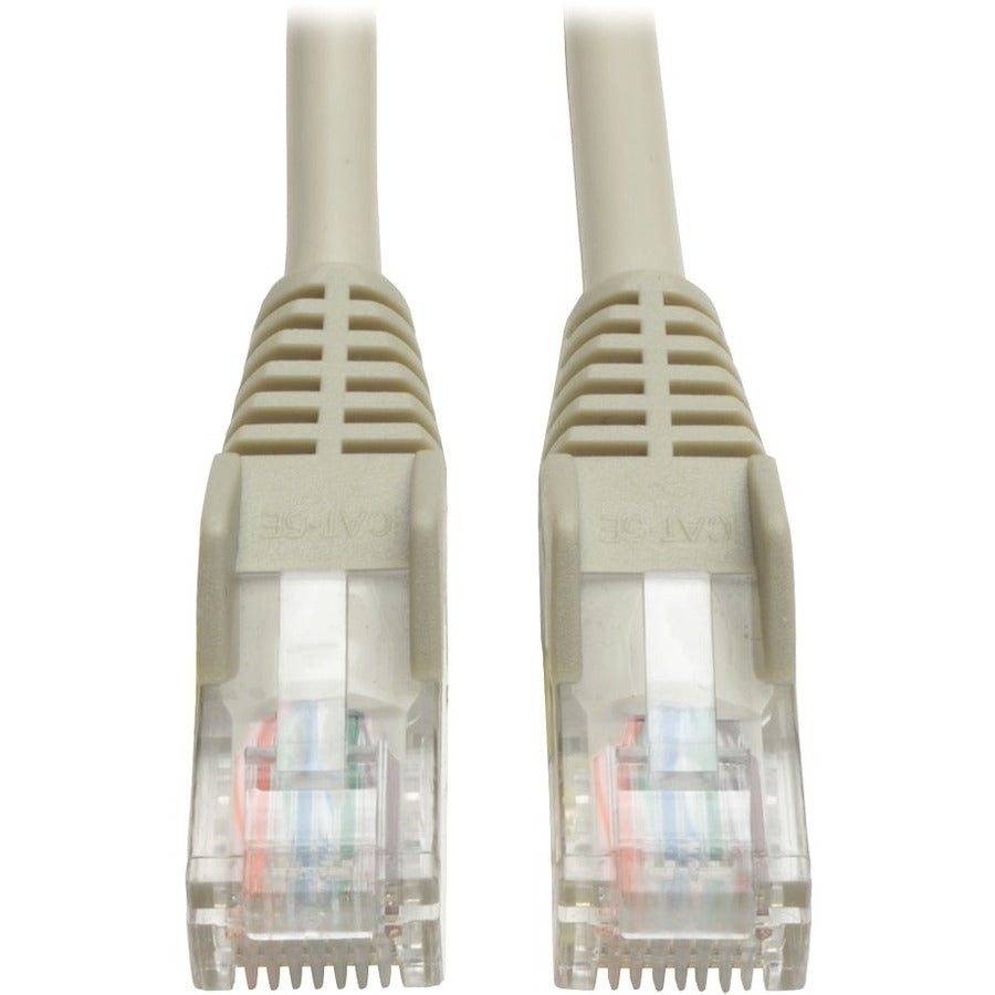 Eaton Tripp Lite Series Cat5e 350 MHz Snagless Molded (UTP) Ethernet Cable (RJ45 M/M), PoE - Gray, 200 ft. (60.96 m) N001-200-GY