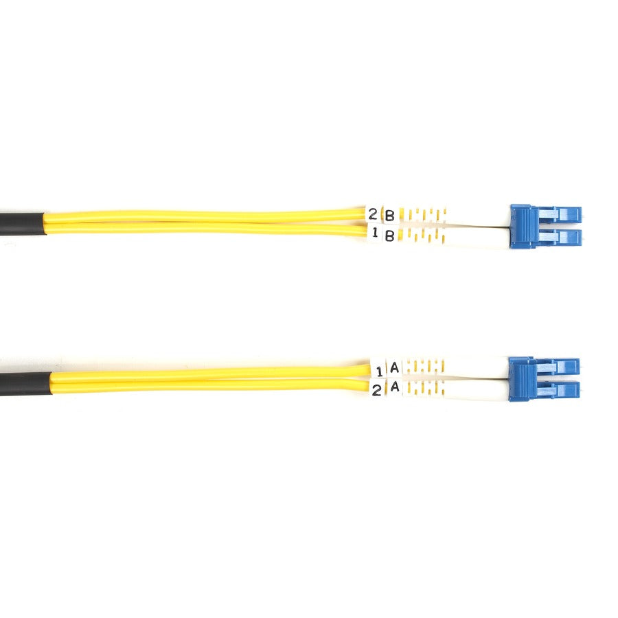 Black Box Fiber Optic Duplex Patch Network Cable FOSM-001M-LCLC