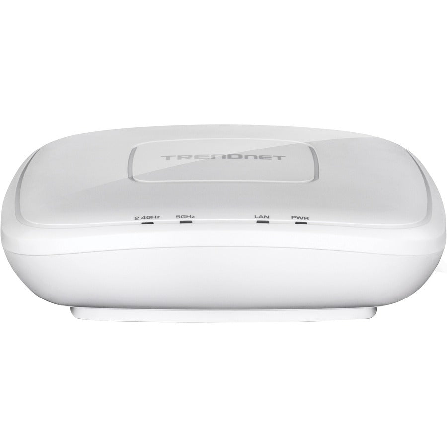 TRENDnet AC1200 Dual Band PoE Indoor Access Point, MU-MIMO, 867 Mbps WiFi AC, 300 Mbps WiFi N Bands, Client Bridge, Repeater Modes, Gigabit PoE LAN Port, Captive Portal For Hotspot, White, TEW-821DAP TEW-821DAP