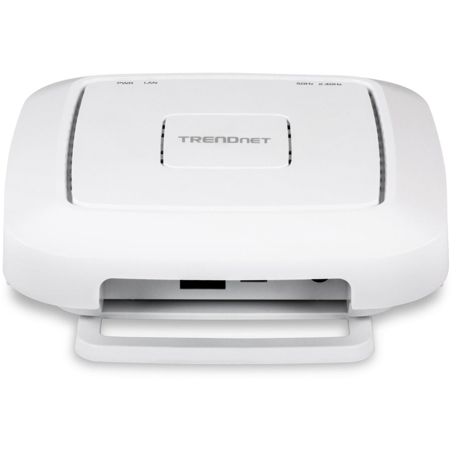 TRENDnet AC1200 Dual Band PoE Indoor Access Point, MU-MIMO, 867 Mbps WiFi AC, 300 Mbps WiFi N Bands, Client Bridge, Repeater Modes, Gigabit PoE LAN Port, Captive Portal For Hotspot, White, TEW-821DAP TEW-821DAP