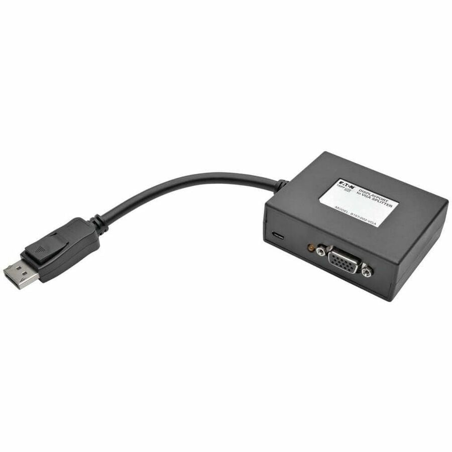 Eaton Tripp Lite Series 2-Port DisplayPort to VGA Hub, DP1.2, TAA B157-002-VGA