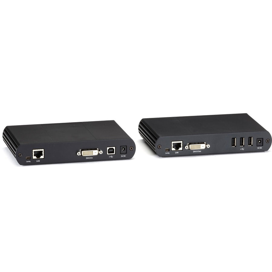 Black Box KVM Extender - DVI-D, USB 2.0, Single-Access, CATx ACU1500A-R3