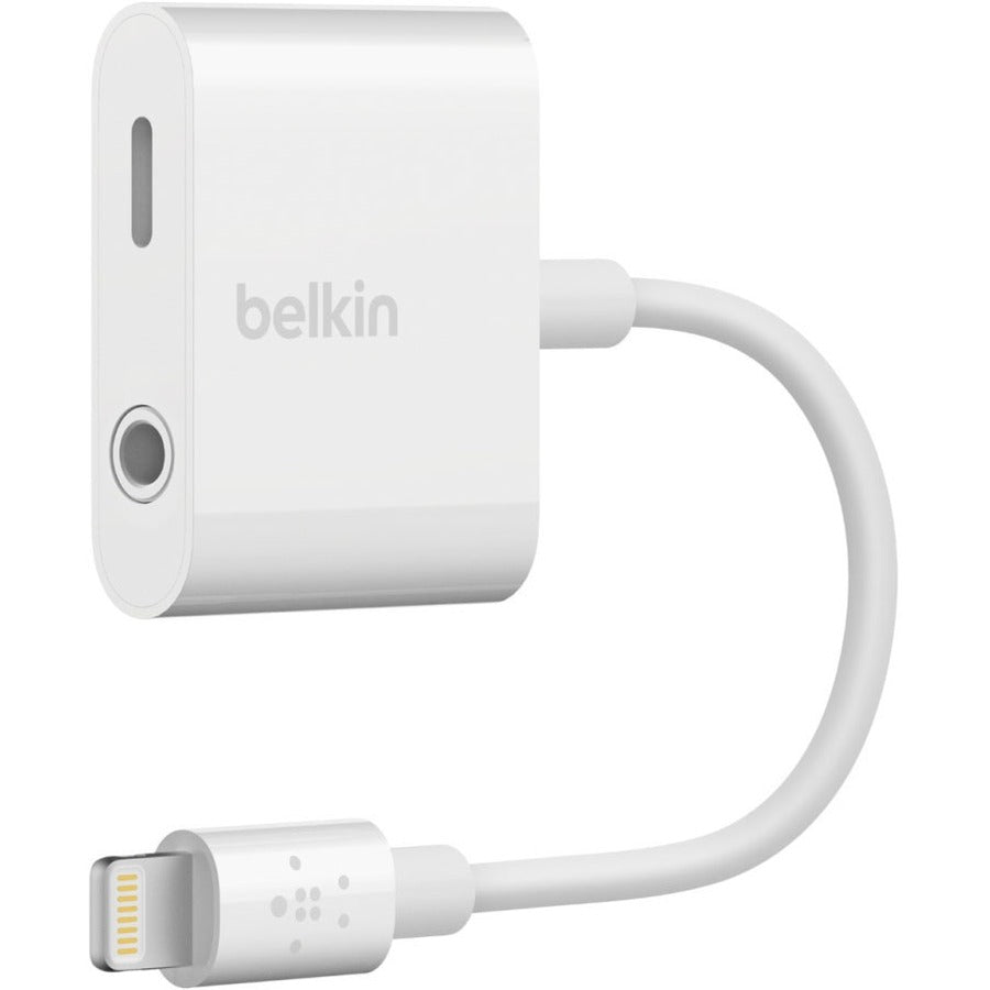 Belkin 3.5 mm Audio and Charge for iPhone and iPad Lightning Adapter F8J212BTWHT