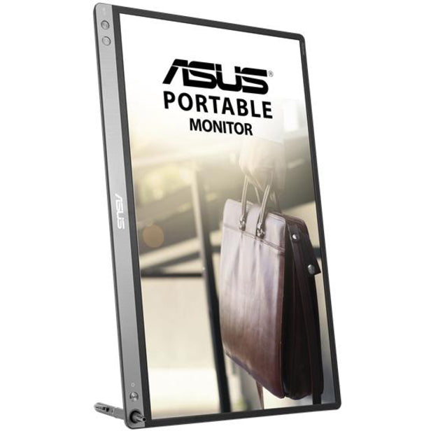 Asus ZenScreen MB16AC 16" Class Full HD LCD Monitor - 16:9 - Dark Gray, Black MB16AC