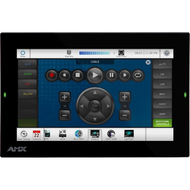 AMX 7" Modero G5 Wall Mount Touch Panel FG5969-55BL