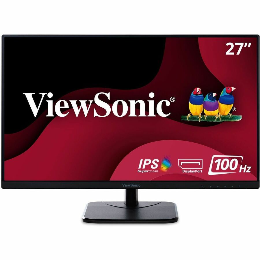 ViewSonic VA2756-MHD 27 Inch IPS 1080p Monitor with 100Hz, FreeSync, HDMI, DisplayPort and VGA Inputs for Home and Office VA2756-MHD