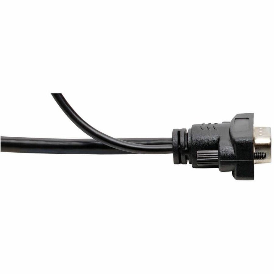 Eaton Tripp Lite Series HDMI to VGA + Audio Active Adapter Cable (HDMI to Low-Profile HD15 + 3.5 mm M/M), 15 ft. (4.6 m) P566-015-VGA-A