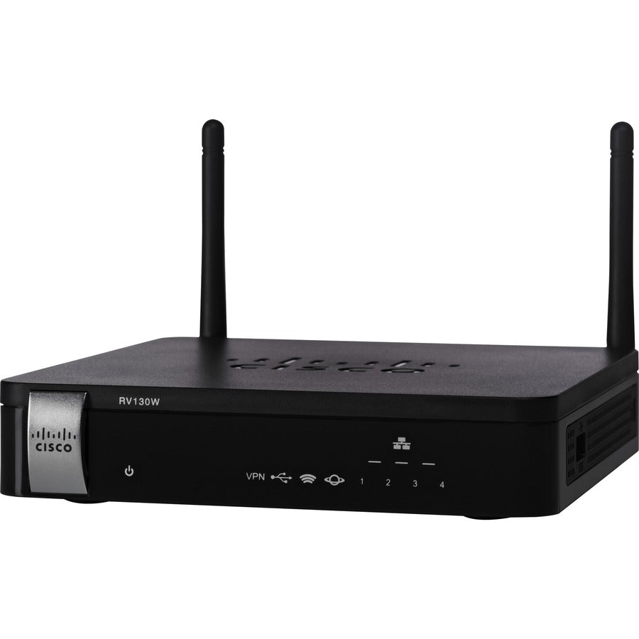 Cisco RV130W Wi-Fi 4 IEEE 802.11n Ethernet Wireless Router - Refurbished RV130W-WBAK9NA-RF