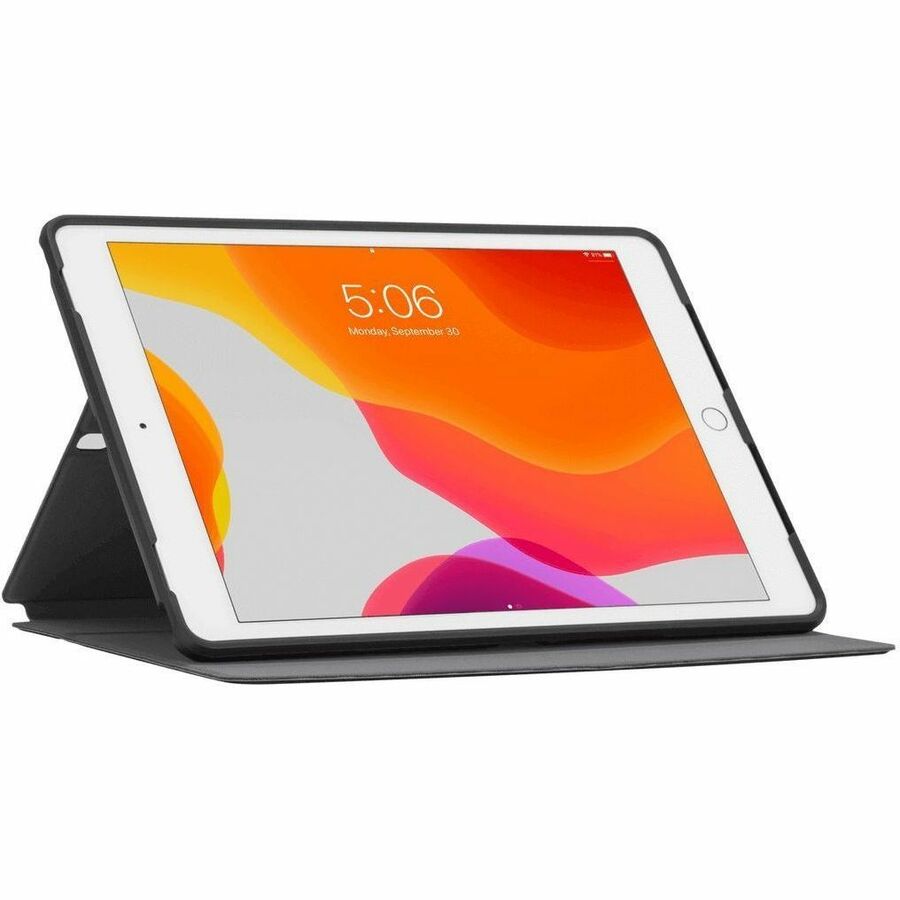 Targus Click-In THZ850GL Carrying Case (Flip) for 10.2" to 10.5" Apple iPad (7th Generation), iPad Air, iPad Pro, iPad (8th Generation), iPad (9th Generation) Tablet - Black THZ850GL