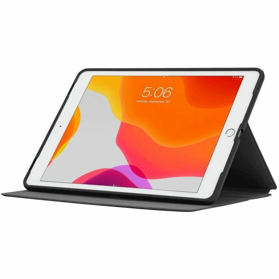 Targus Click-In THZ850GL Carrying Case (Flip) for 10.2" to 10.5" Apple iPad (7th Generation), iPad Air, iPad Pro, iPad (8th Generation), iPad (9th Generation) Tablet - Black THZ850GL