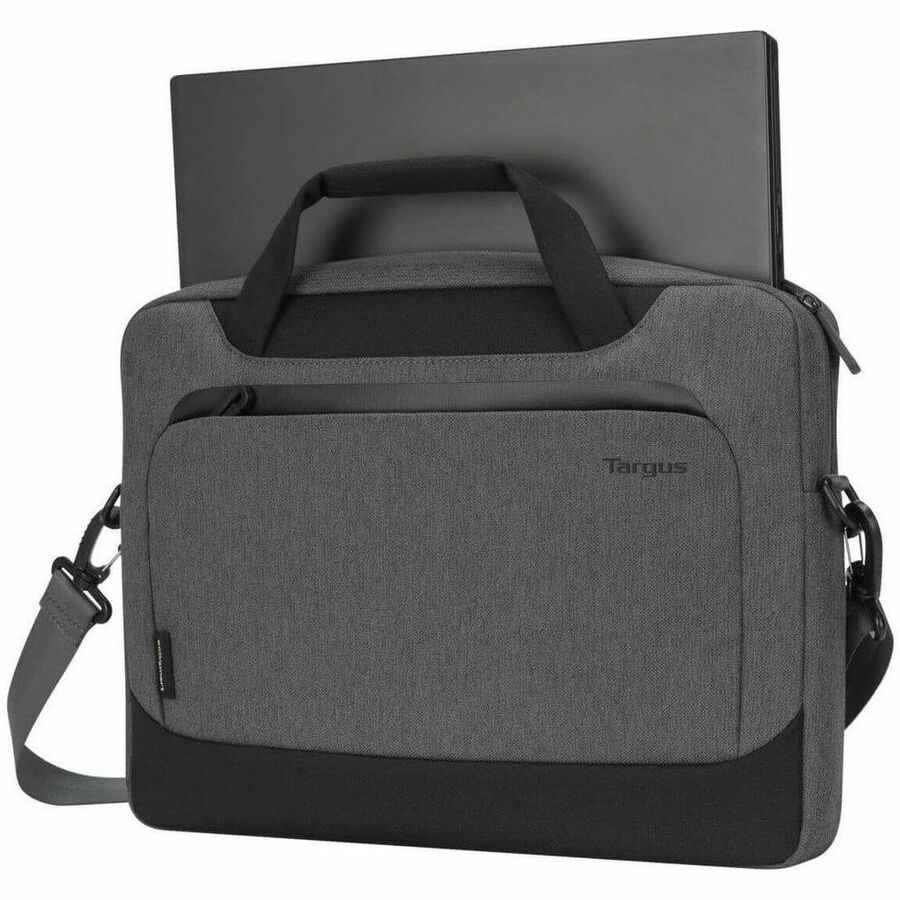 Targus Cypress TBS92602GL Carrying Case (Briefcase) for 14" Notebook - Gray TBS92602GL