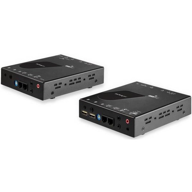 StarTech.com HDMI KVM Extender over IP Network - 4K 30Hz HDMI and USB over IP LAN or Cat5e/Cat6 Ethernet (100m/330ft) - Remote KVM Console SV565HDIP