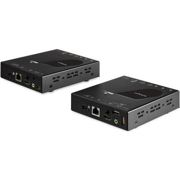 StarTech.com HDMI KVM Extender over IP Network - 4K 30Hz HDMI and USB over IP LAN or Cat5e/Cat6 Ethernet (100m/330ft) - Remote KVM Console SV565HDIP