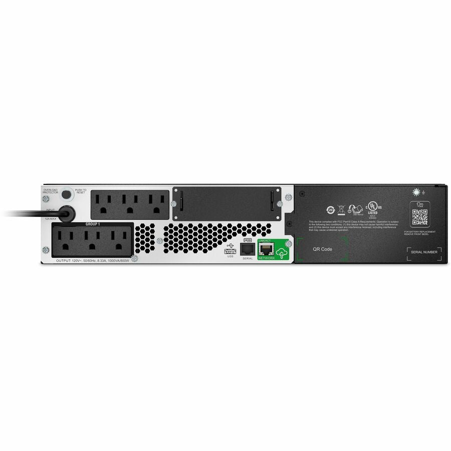 APC by Schneider Electric Smart-UPS Li-Ion, Short Depth 1000VA, 120V With SmartConnect (Not for sale in Vermont) SMTL1000RM2UC