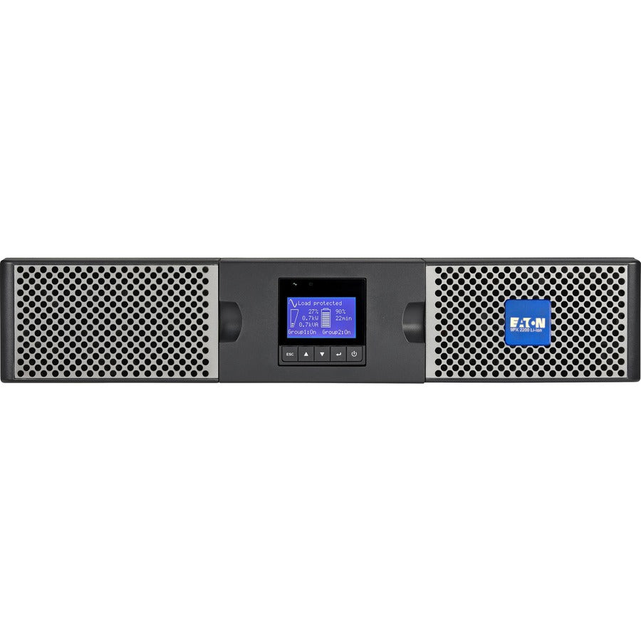 Eaton 9PX 2200VA 2000W 208V Online Double-Conversion UPS - L6-20P, 8 C13, 2 C19 Outlets, Lithium-ion Battery, Cybersecure Network Card Option, 2U Rack/Tower - Battery Backup 9PX2200GRT-L