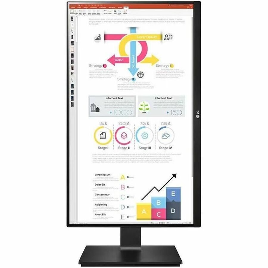 LG 24BP75Q-B 24" Class WQHD LCD Monitor - 16:9 - Black 24BP75Q-B