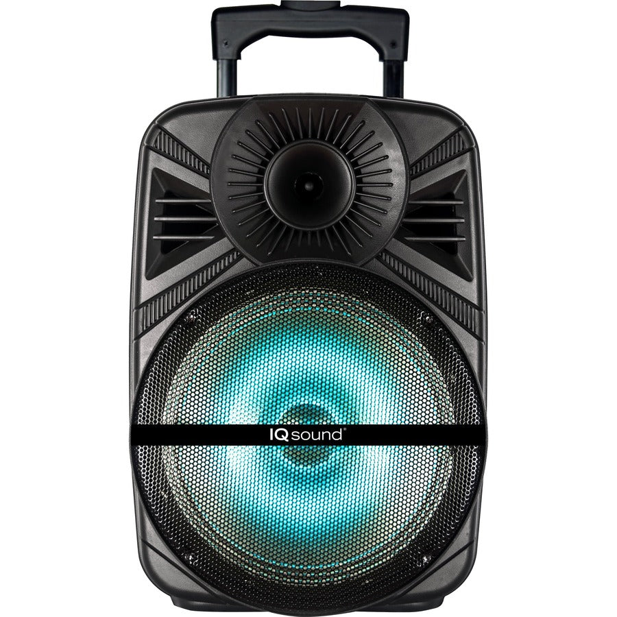 IQ Sound IQ-5012DJBT Portable Bluetooth Speaker System - 30 W RMS - Black IQ-5012DJBT