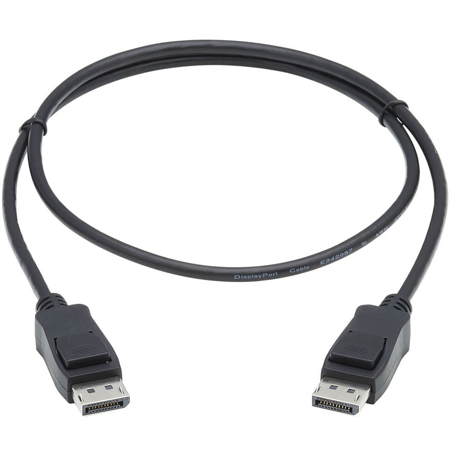 Eaton Tripp Lite Series DisplayPort 1.4 Cable with Latching Connectors, 8K (M/M), Black, 3 ft. (0.9m) P580-003-V4