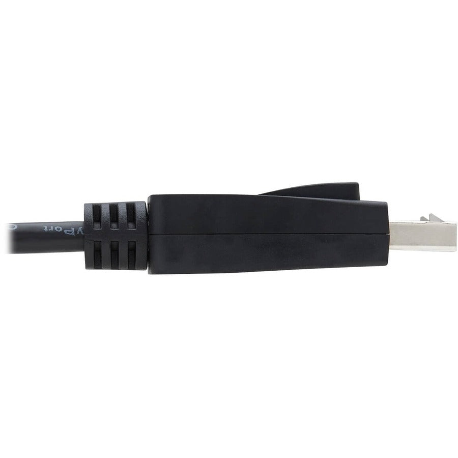 Eaton Tripp Lite Series DisplayPort 1.4 Cable with Latching Connectors, 8K (M/M), Black, 3 ft. (0.9m) P580-003-V4