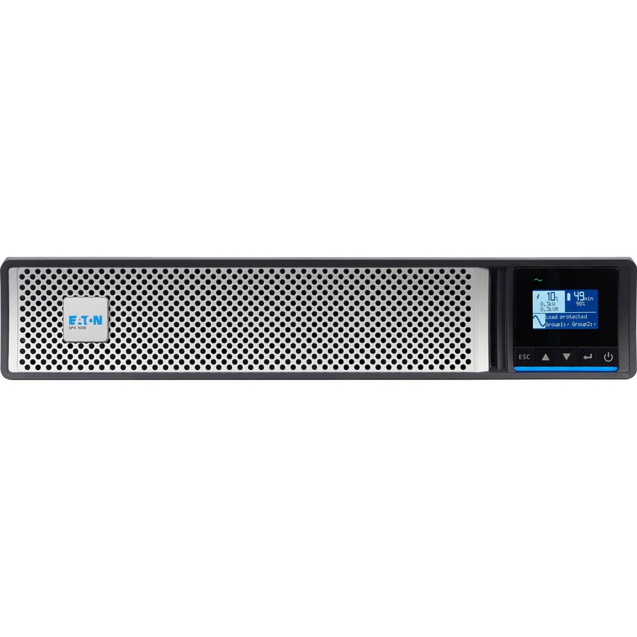 Eaton 5PX G2 1000VA 1000W 120V Line-Interactive UPS - 8 NEMA 5-15R Outlets, Cybersecure Network Card Option, Extended Run, 2U Rack/Tower - Battery Backup 5PX1000RTG2