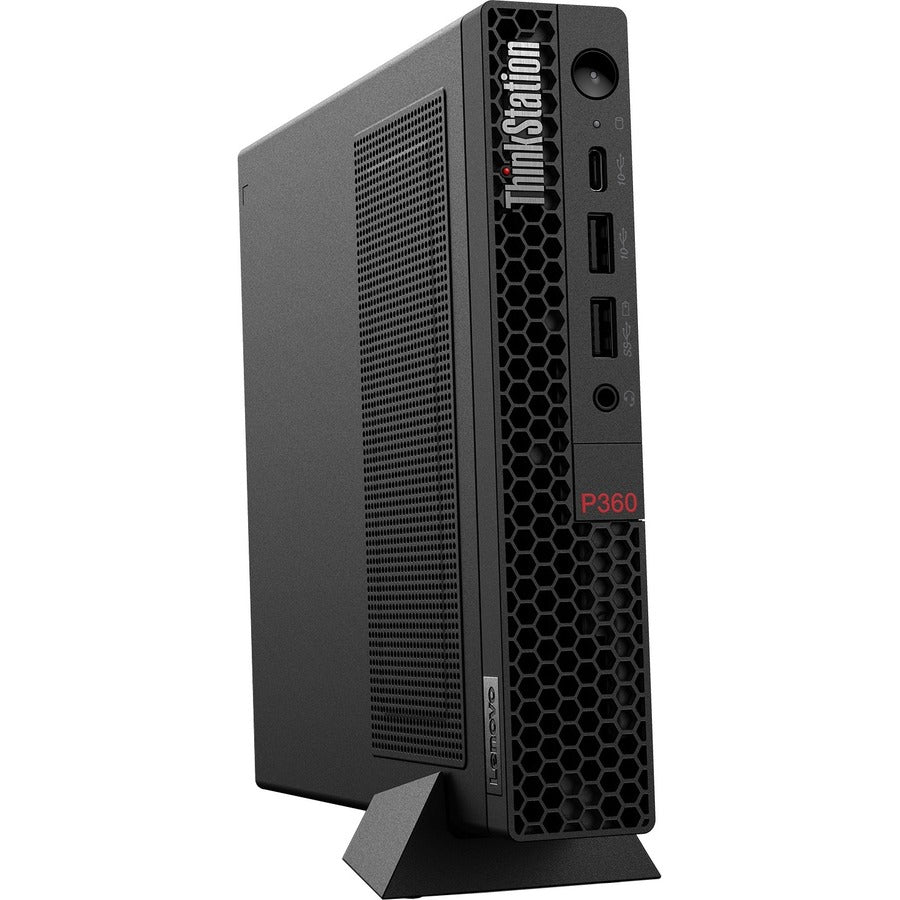 Lenovo ThinkStation P360 30FA001EUS Workstation - 1 x Intel Core i7 12th Gen i7-12700T - 16 GB - 512 GB SSD - Tiny - Black 30FA001EUS