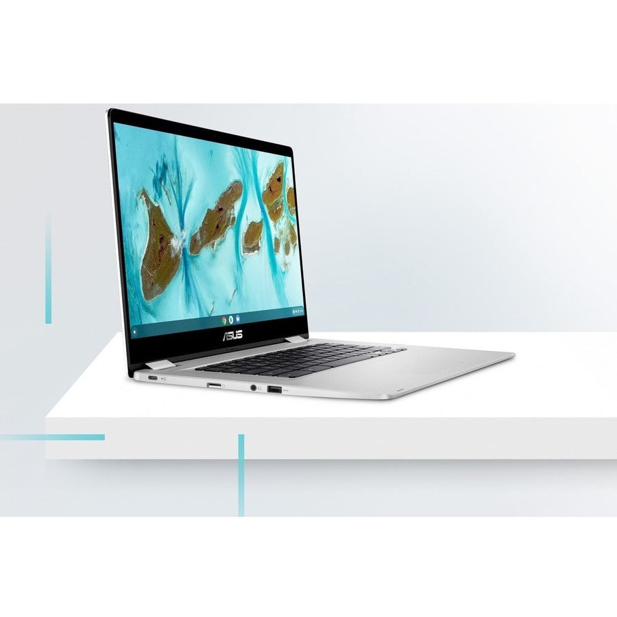 Asus Chromebook C424 C424MA-WH44F 14" Chromebook - Full HD - Intel Celeron N4020 - 4 GB - 64 GB Flash Memory - Silver C424MA-WH44F
