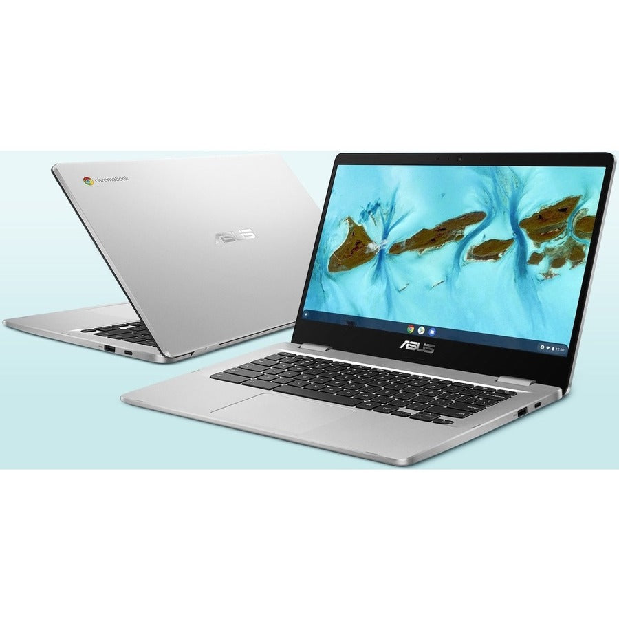 Asus Chromebook C424 C424MA-WH44F 14" Chromebook - Full HD - Intel Celeron N4020 - 4 GB - 64 GB Flash Memory - Silver C424MA-WH44F