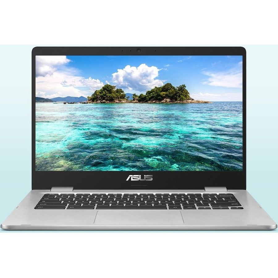 Asus Chromebook C424 C424MA-WH44F 14" Chromebook - Full HD - Intel Celeron N4020 - 4 GB - 64 GB Flash Memory - Silver C424MA-WH44F
